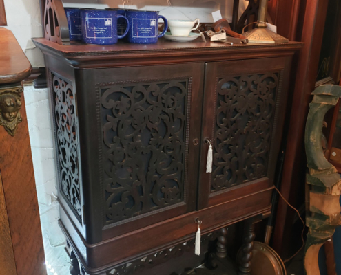 Mahogany antique music cabinet, CIRCA 1890, for sale at Post Office Antique Mall in Ladysmith, BC